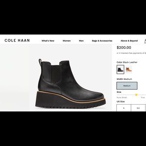 Cole Haan ZEROGRAND City Wedge Chelsea Boot